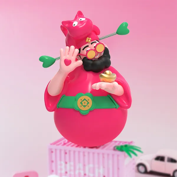 RICHPAPA 四喜财神-荧桃喜20cm 2