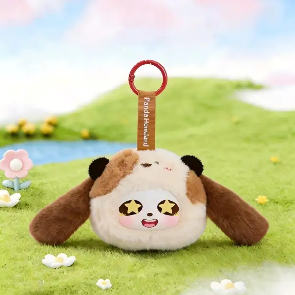 熊猫赤竹侠RedBam糖胶零钱挂件