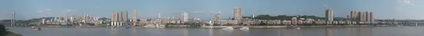 泸州市纳溪区城区全景