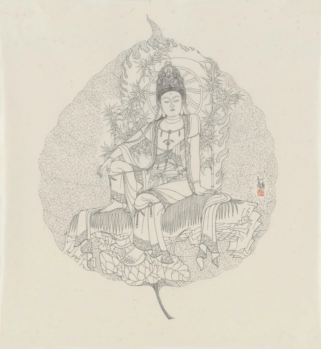 苏茂隆-毗卢洞紫竹观音像