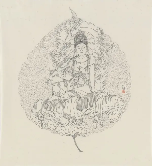 苏茂隆-毗卢洞紫竹观音像