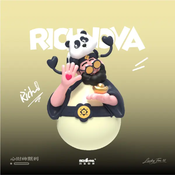 RICHPAPA·墨韵禄运系列--荣禄趴猫