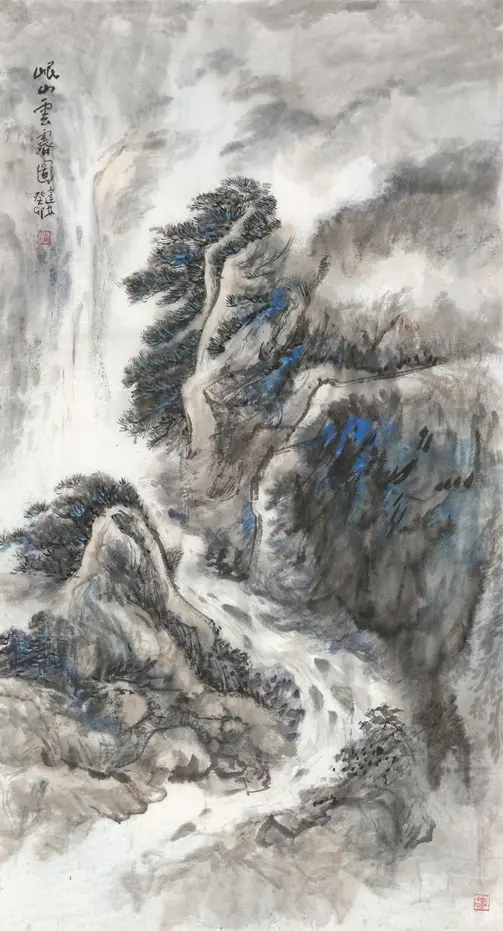 岷山云霁图